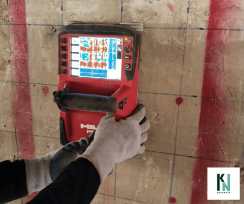 รับสแกนพื้นคอนกรีตด้วยเครื่อง hilti